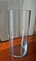 7.25" Clear Glass Cylinder Vase