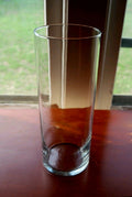 9" Glass Cylinder Vase